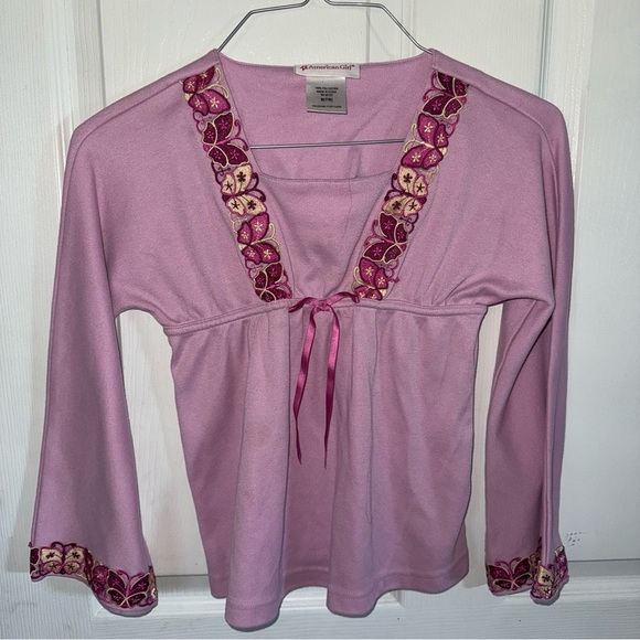 American Girl Embroidered Butterfly Sleeves - Picture 1 of 5